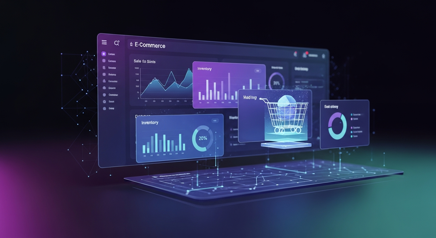 E-commerce dashboard visualization